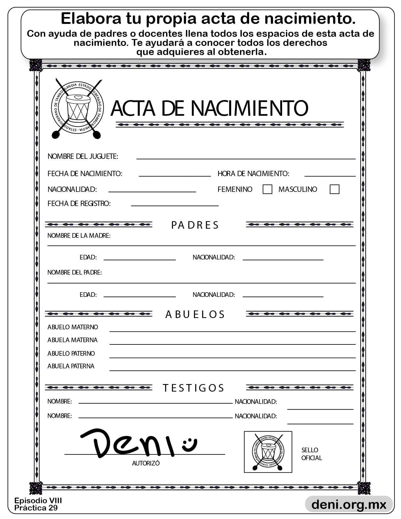 Guía paso a paso para imprimir una copia del acta de nacimiento