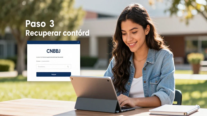 Recuperar contraseña de CNBBBJ es el Paso 3