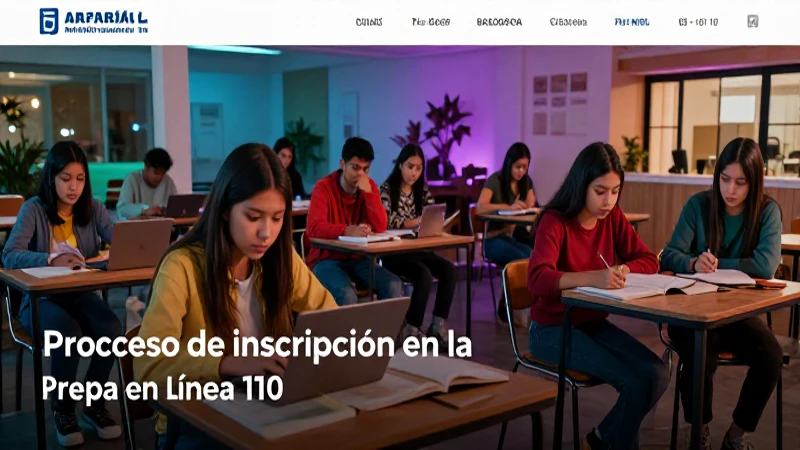 Inscripción a la Prepa en Línea 110