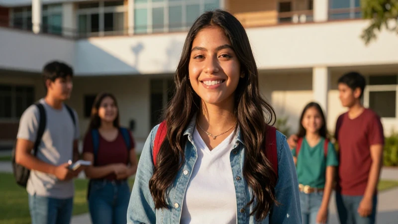 Cómo obtengo una beca Benito Juárez con la cédula familiar 38 Estudiante sonriente muestra oportunidad educativa