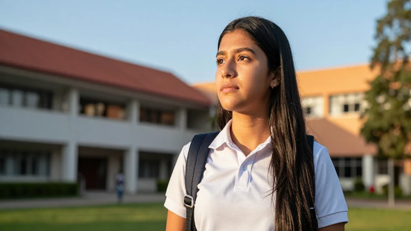 Estudiante mexicano mira un futuro brillante