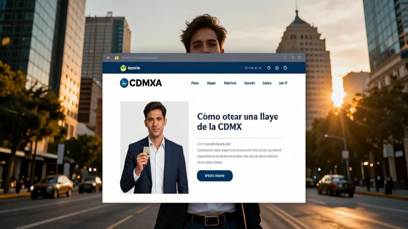 Busca el trámite de llave CDMX en gob.mx
