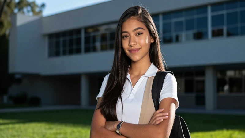 Estudiante mexicano exitoso con iluminación dramática