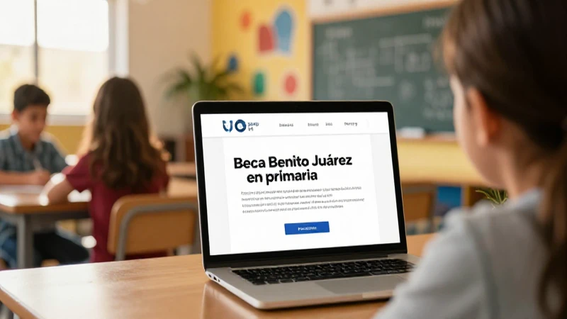 Beca Benito Juárez: registro y seguimiento