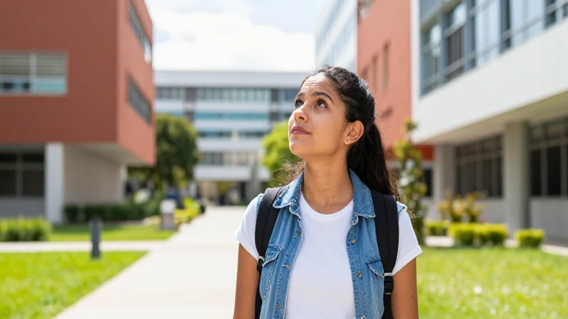 Estudiante mexicano mira futuro prometedor