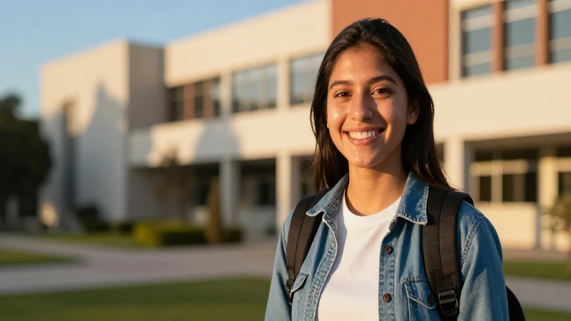 Joven mexicano, confianza y éxito universitario