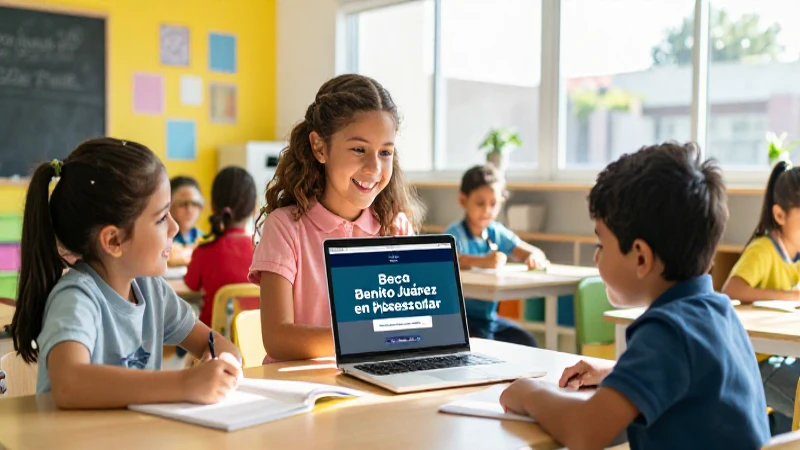 Solicita la beca Benito Juárez para preescolar