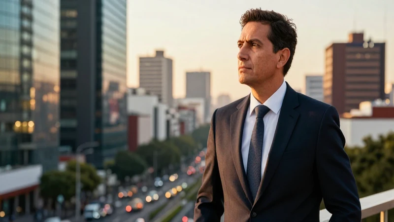 Profesional mexicano mira hacia un futuro vibrante en CDMX