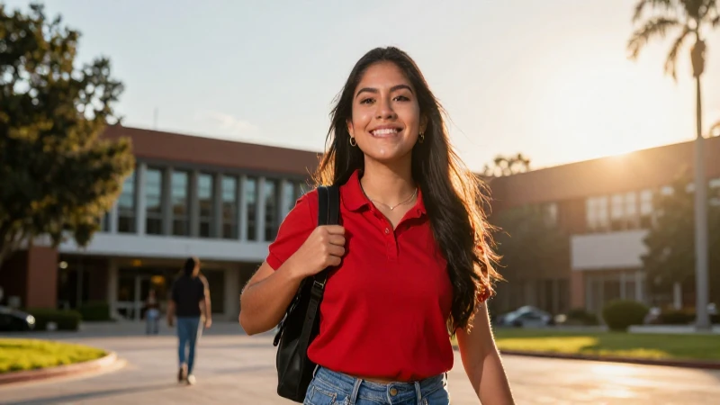 Estudiante mexicano universitario dinámico