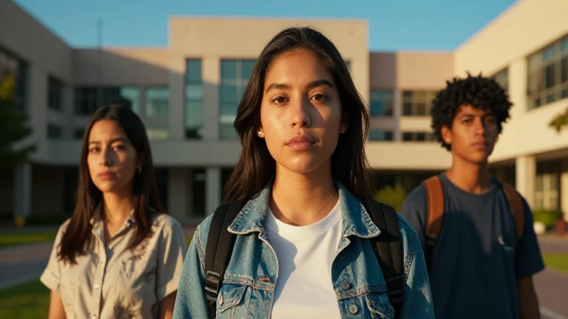 Estudiante mexicano simboliza progreso y oportunidad
