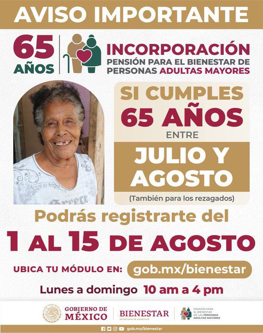 Guía paso a paso: Registro en línea para pensión de bienestar de adultos mayores