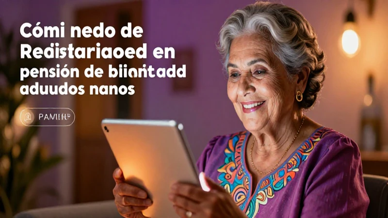 Obtén tu pensión registrándote en línea