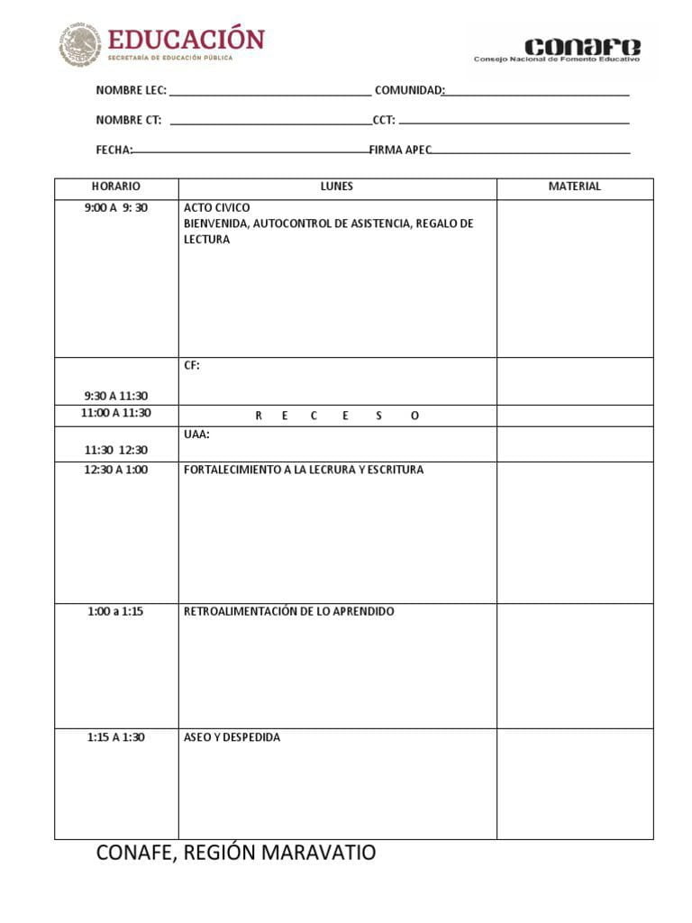 Guía práctica: Conafe en formato PDF, información completa