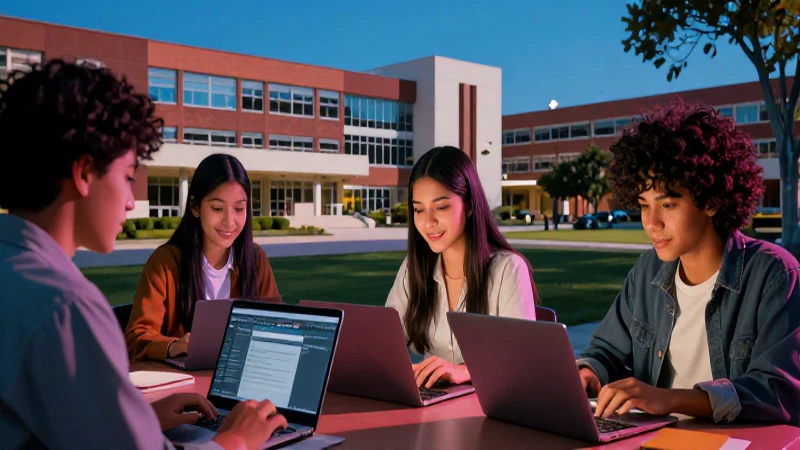 Estudiante mexicano accede a educación digital moderna