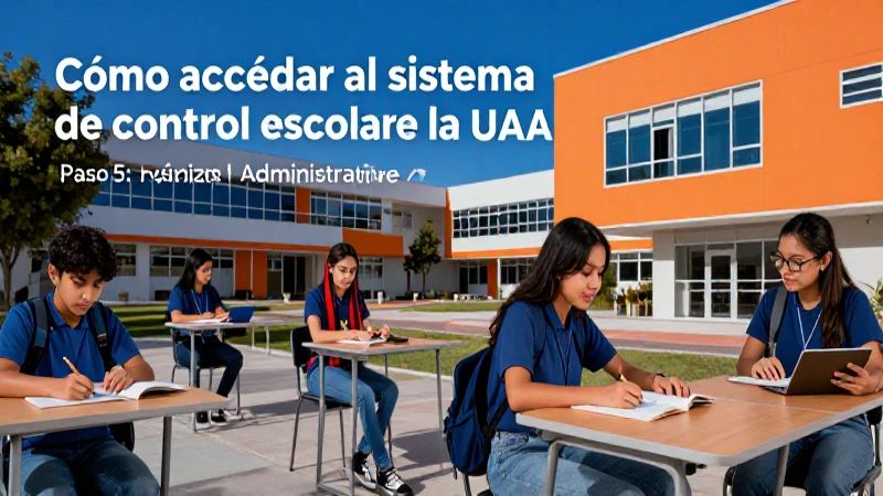 Realizar trámites para el control escolar UAA