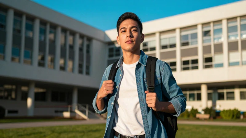 Estudiante mexicano moderno logra éxito académico