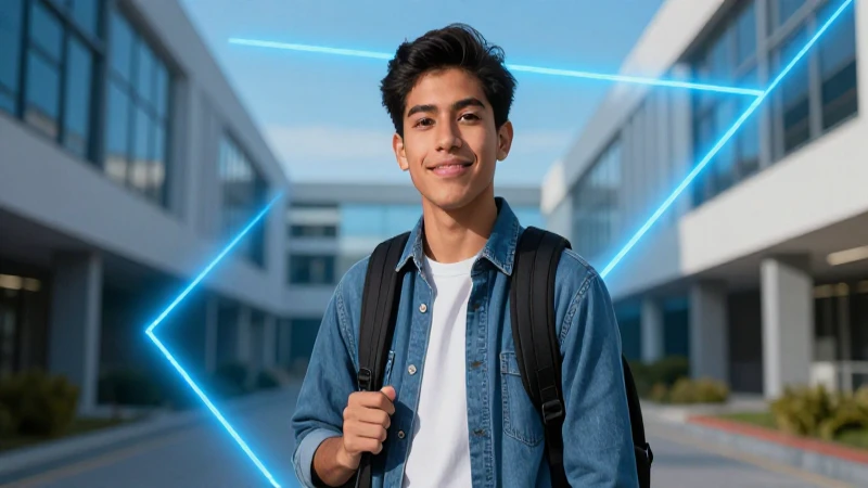 Estudiante mexicano triunfa en campus moderno y tecnológico