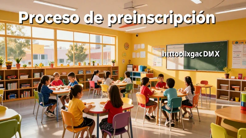 Preinscripción preescolar en CDMX: guía rápida