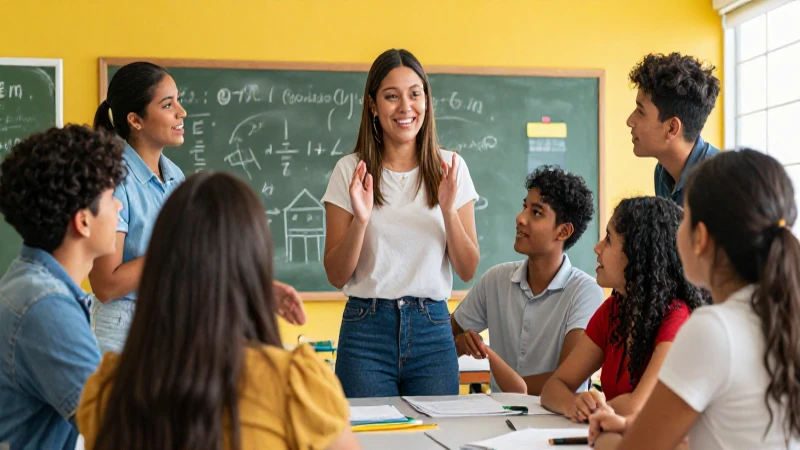Clases dinámicas de estudiantes mexicanos