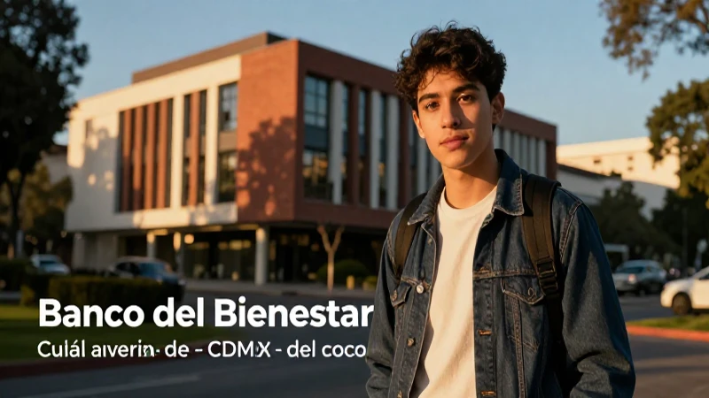 Horario Banco del Bienestar CDMX