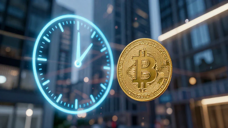 Moneda digital brillante en entorno urbano moderno