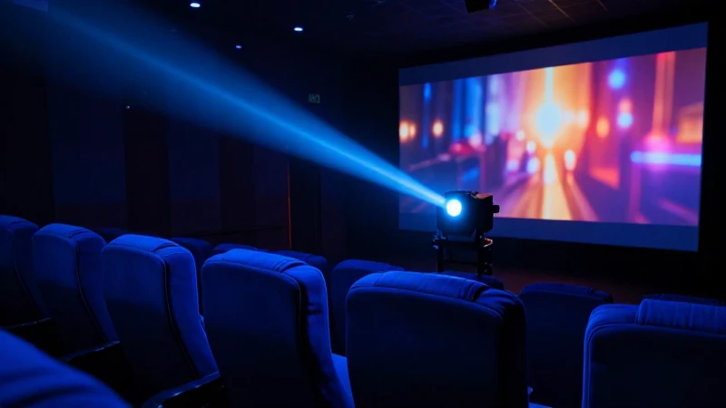 Asiento de cine de lujo con ambiente nocturno
