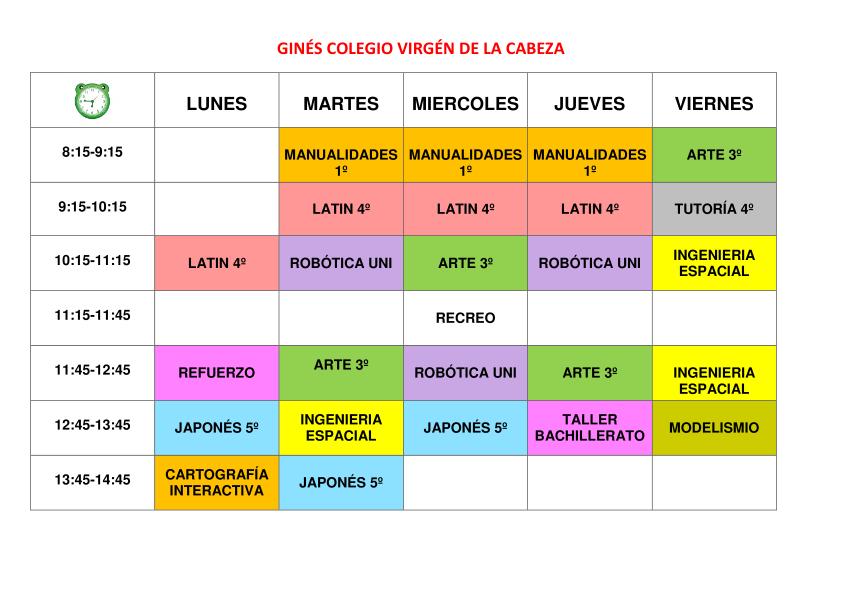 Horario de clases para estudiantes de secundaria: todo lo esencial
