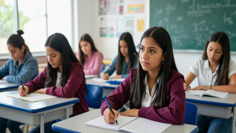 Estudiantes mexicanas brillando en clase