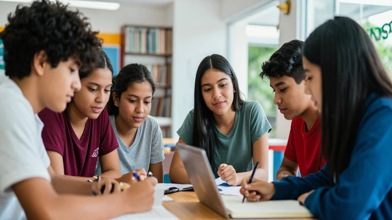 Juventud mexicana colabora en campus vibrante