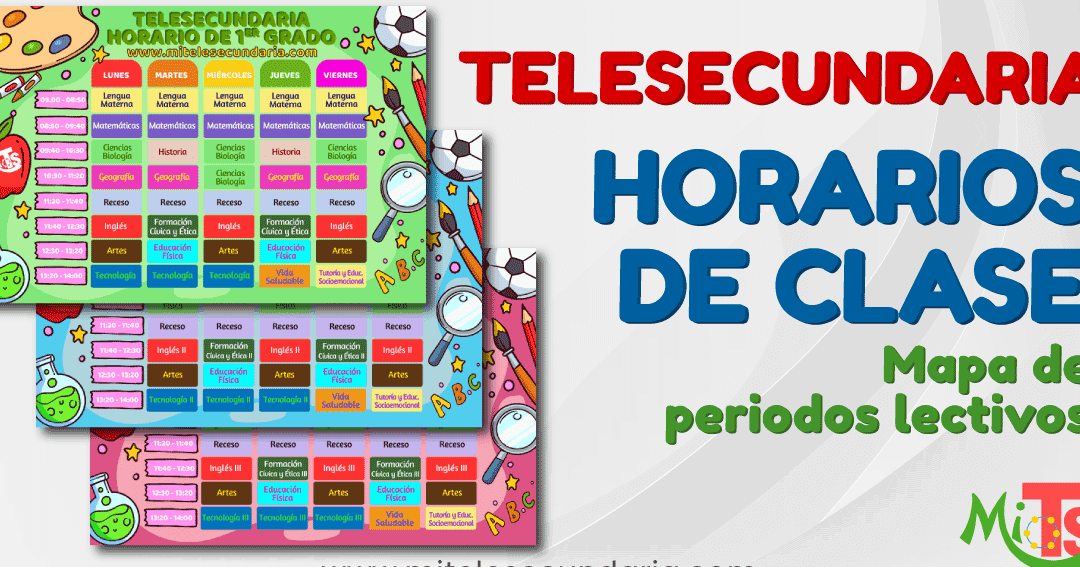 Consulta los horarios de la telesecundaria en tu localidad