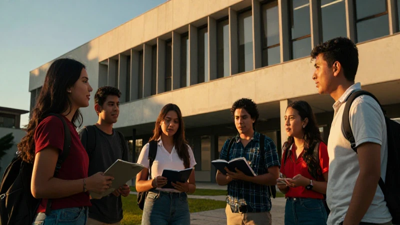 Estudiantes mexicanos colaboran en campus dorado