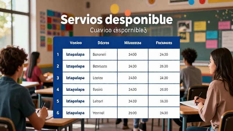 Servicios y horarios del Banco del Bienestar Iztapalapa