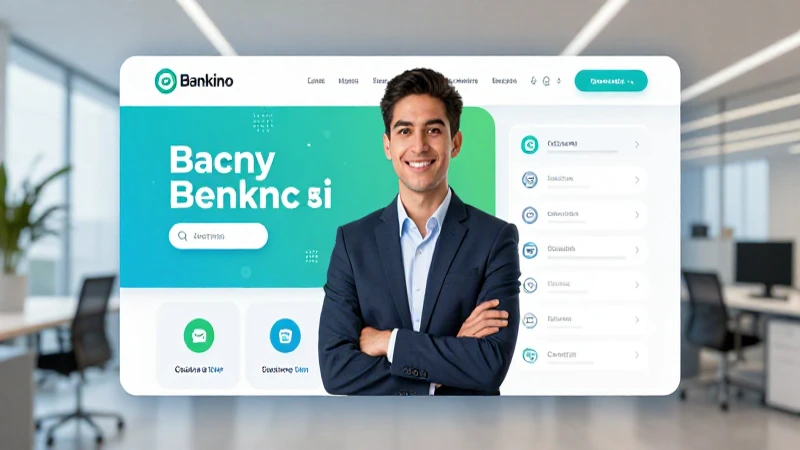 Joven profesional mexicano en banca moderna y vibrante
