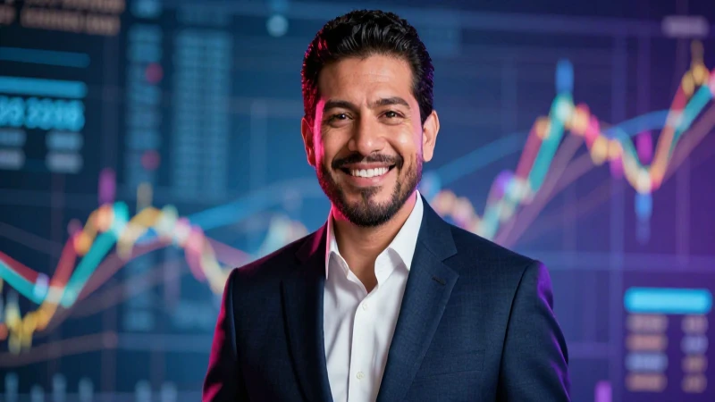 Profesional mexicano feliz para portada corporativa