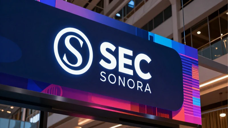 Diseños de logotipos modernos y vibrantes para SEC Sonora