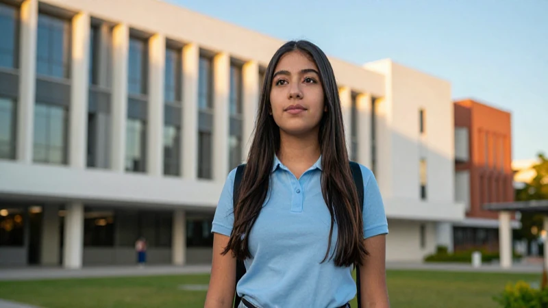 Estudiante mexicano moderno con luz cinematográfica