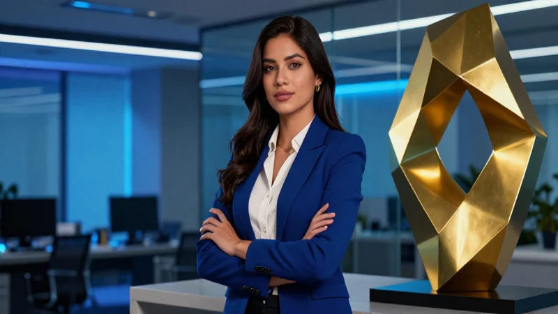 Confidente profesional mexicano en oficina moderna
