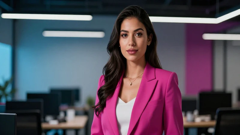 Mujer mexicana profesional y moderna