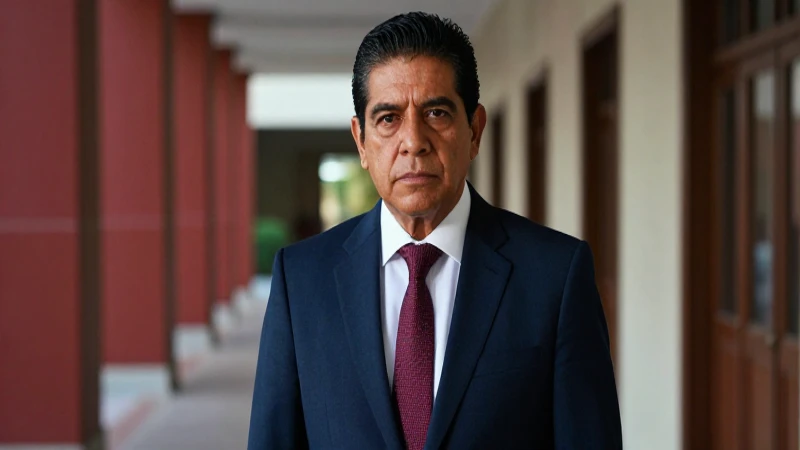 Retrato dramático profesional de educador mexicano