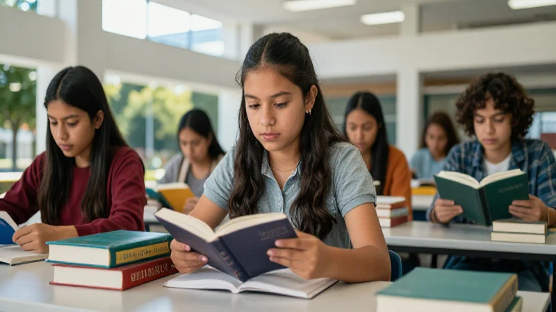 Retrato vibrante de estudiante mexicano académico