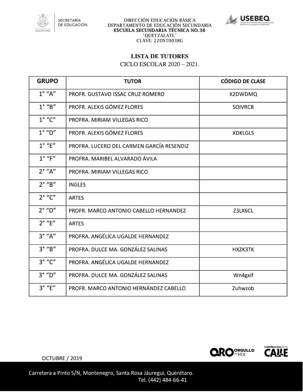 Importancia de las claves de acceso en escuelas secundarias