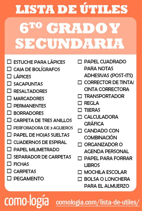 Imprescindibles útiles escolares para secundaria: descubre cuáles son