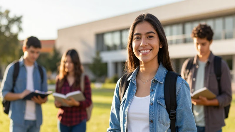Estudiante mexicano simboliza éxito y oportunidad