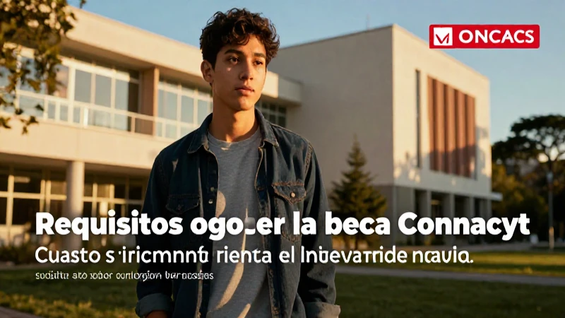 Información sobre requisitos y aumento de la beca Conacyt