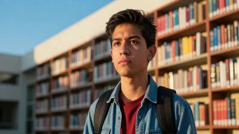 Estudiante mexicano enfocado logra éxito académico