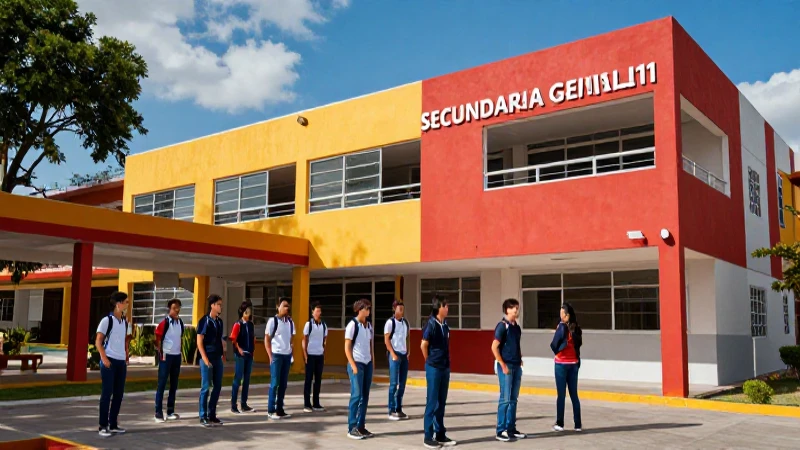 Dirección y horarios de la Secundaria General 11