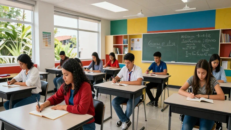 Estudiantes mexicanos exitosos en campus moderno