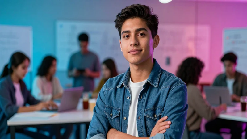 Dónde puedo encontrar información sobre los centros de trabajo de Jóvenes construyendo el futuro 16 Estudiante mexicano ambicioso en taller moderno
