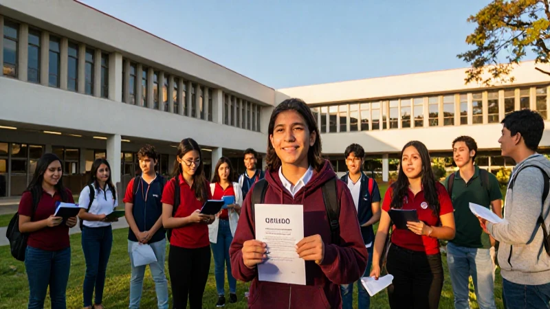 Estudiantes exitosos disfrutan de oportunidades académicas