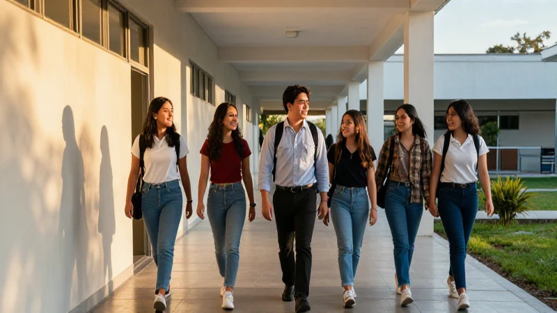 Escuela en México con ambiente académico moderno